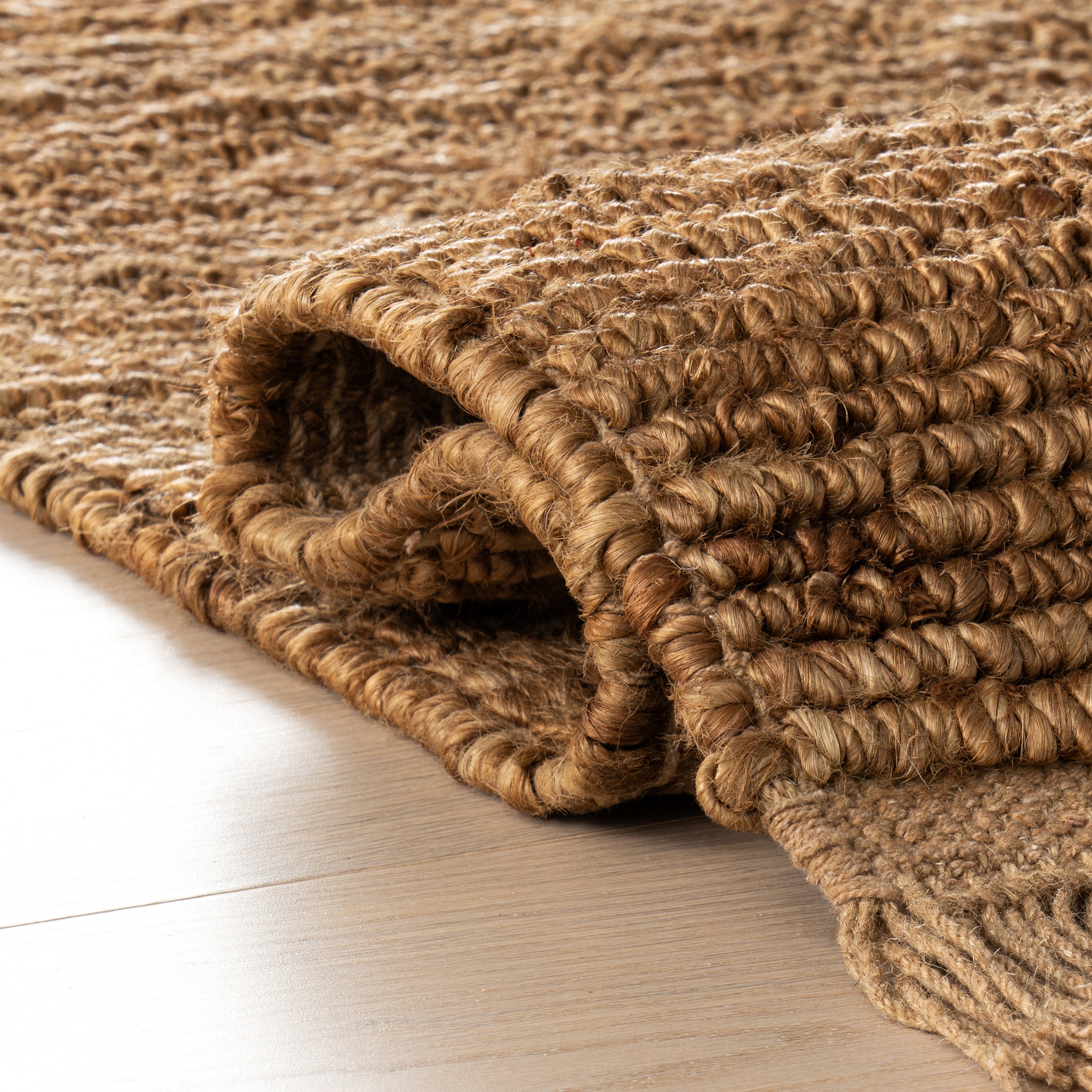 Varnu Textured Handmade Jute Rug RUGS - jute Dash & Albert