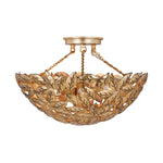 Kelan Semi Flush Mount LIGHTING - flush mount Visual Comfort - Studio Antique Gild