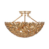 Kelan Semi Flush Mount LIGHTING - flush mount Visual Comfort - Studio Antique Gild