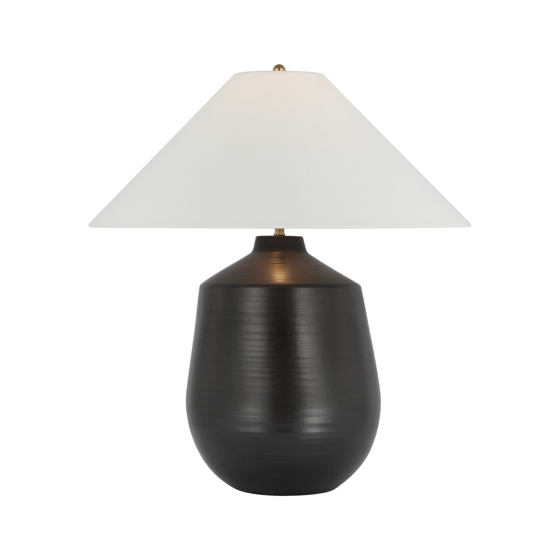 Lillis Large Table Lamp LIGHTING - table lamp Visual Comfort - Signature Matte Black
