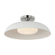 Polished Nickel and White