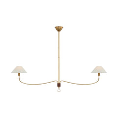 Hand-Rubbed Antique Brass and Saddle Leather