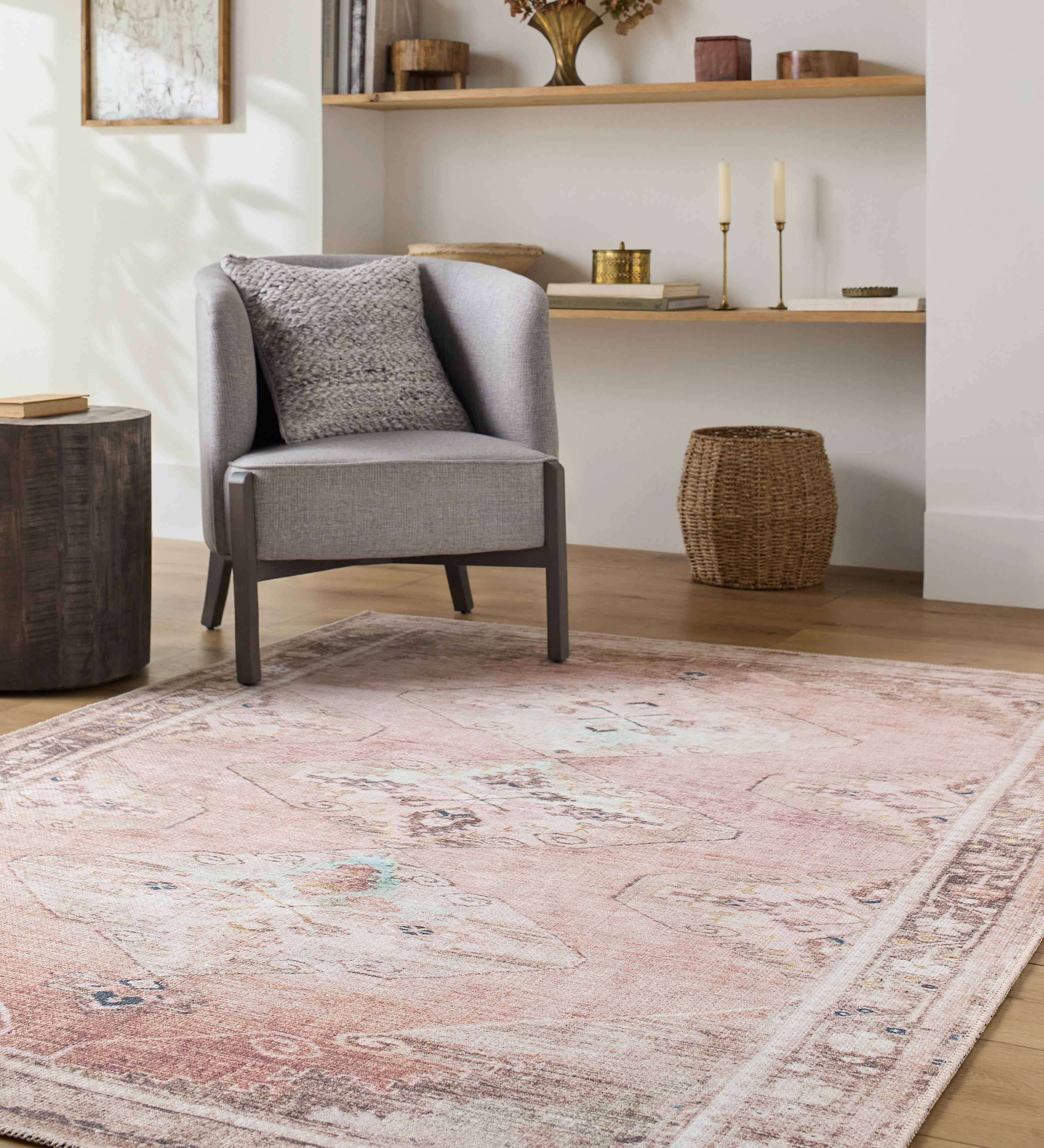 Aria Berry / Multi Washable Rug RUGS - synthetic Surya