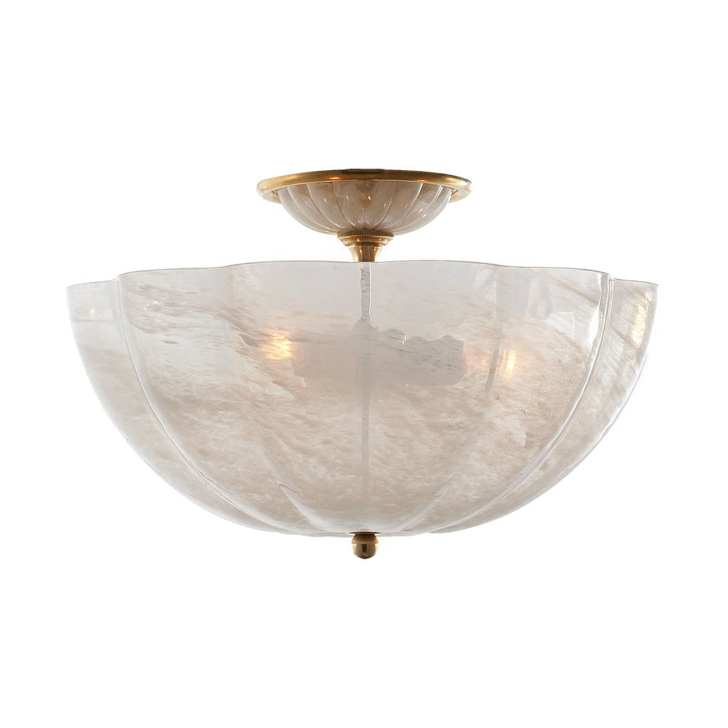 OVERSTOCK ITEM - Rosehill Semi-Flush - Brass LIGHTING - in store Visual Comfort - Signature