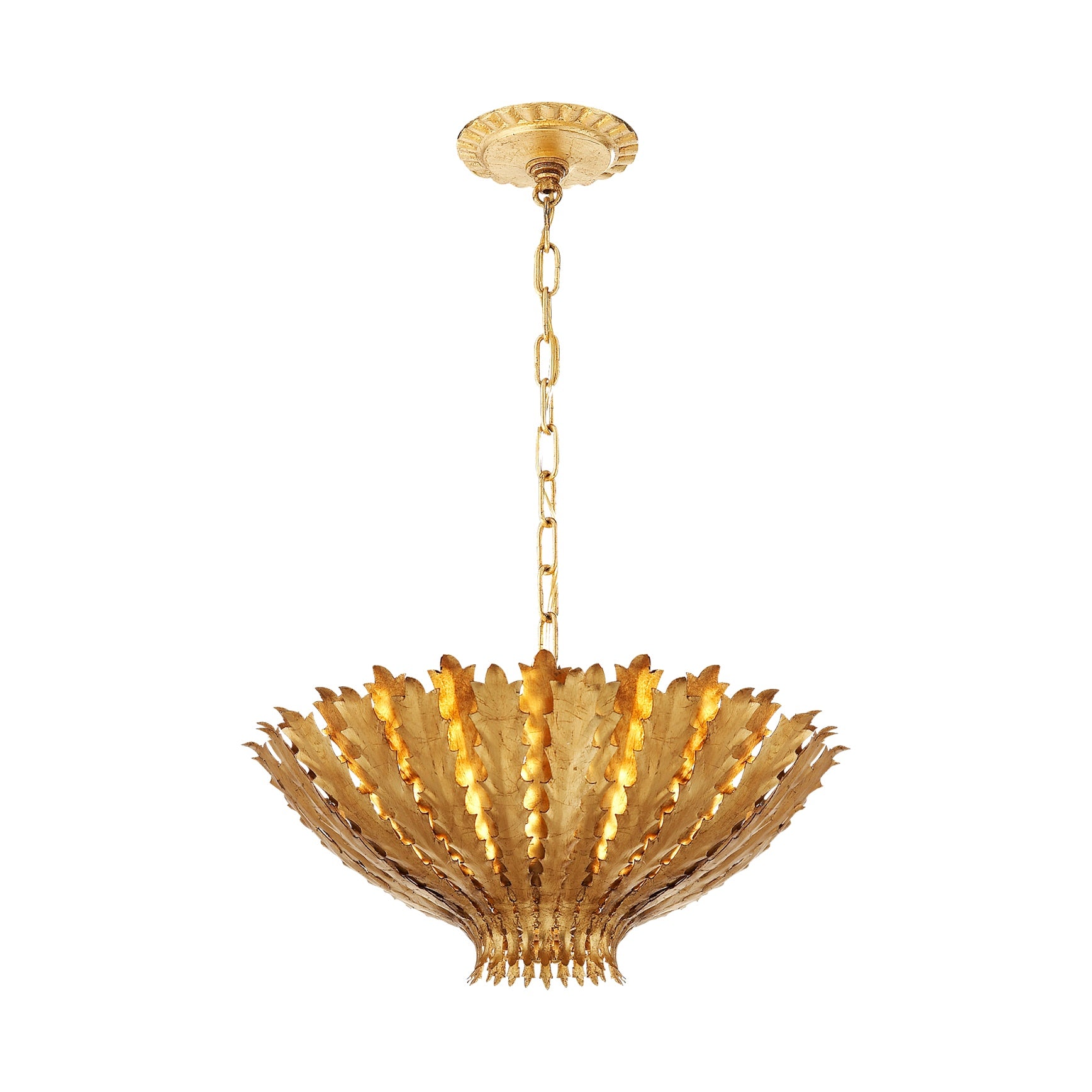 Hampton Small Chandelier LIGHTING - chandelier Visual Comfort Gild