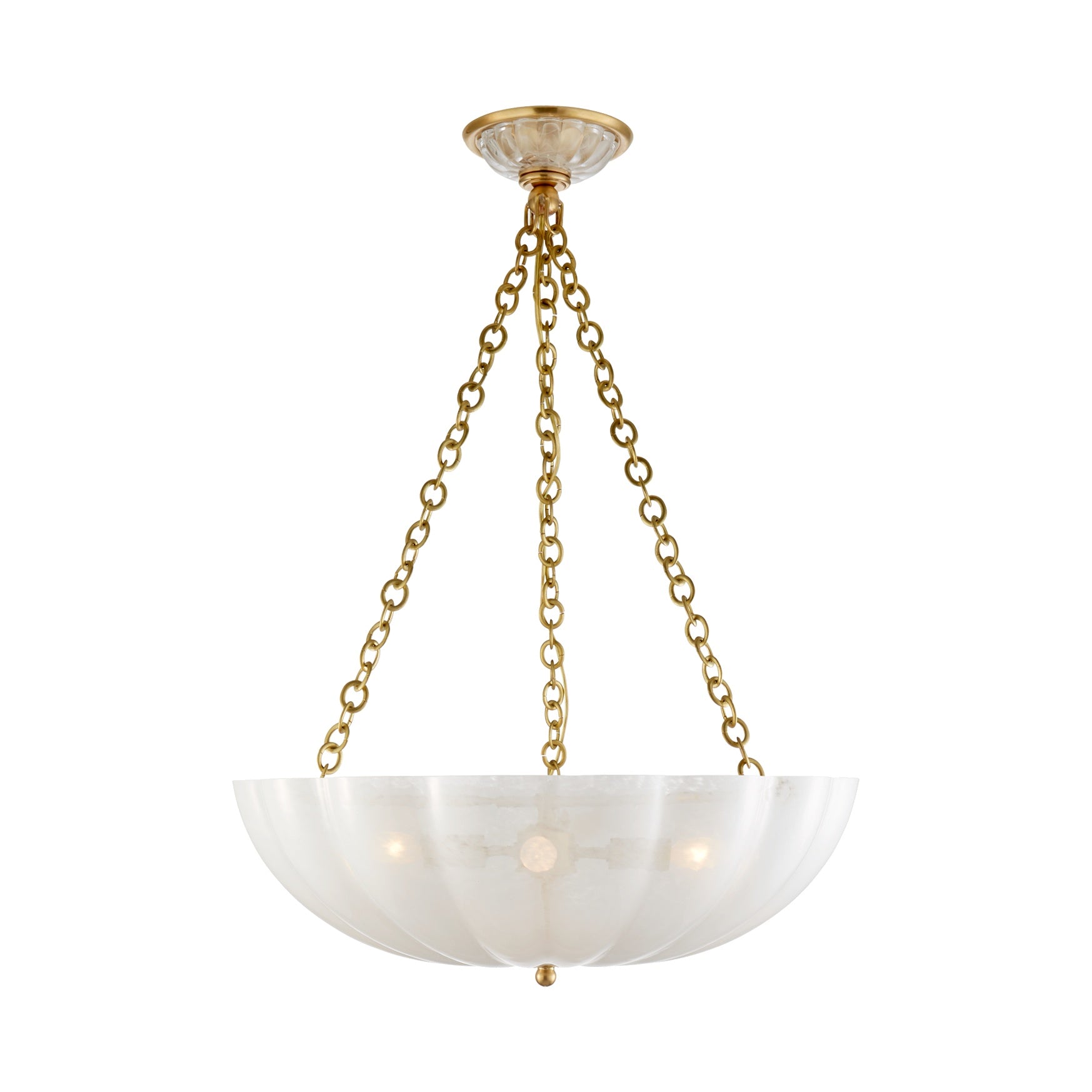 STORE FIXTURE - Rosehill Large Chandelier - Antique Brass LIGHTING - store fixture Visual Comfort