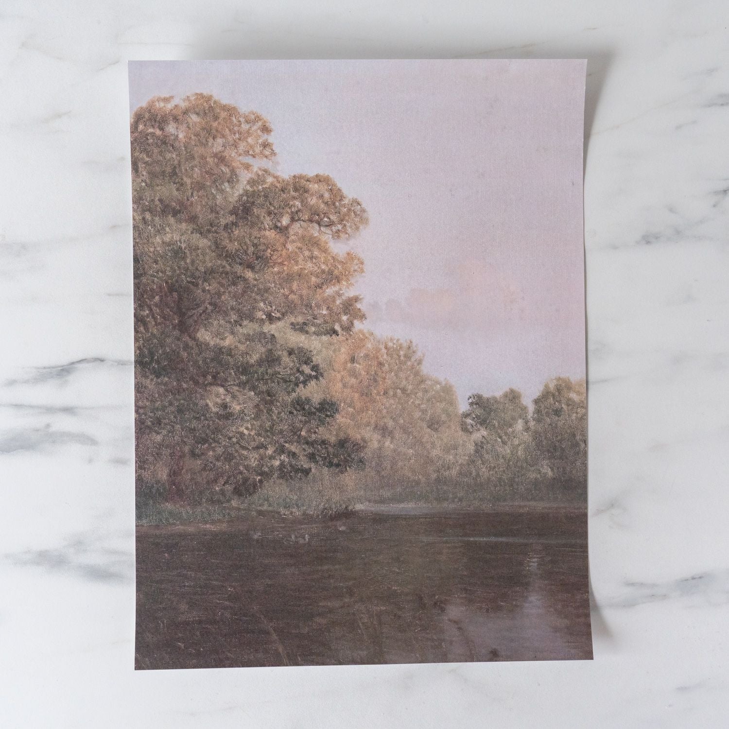 "Vintage Dewy Morning" Art Print ARTWORK - print Sugar & Canvas (Faire)