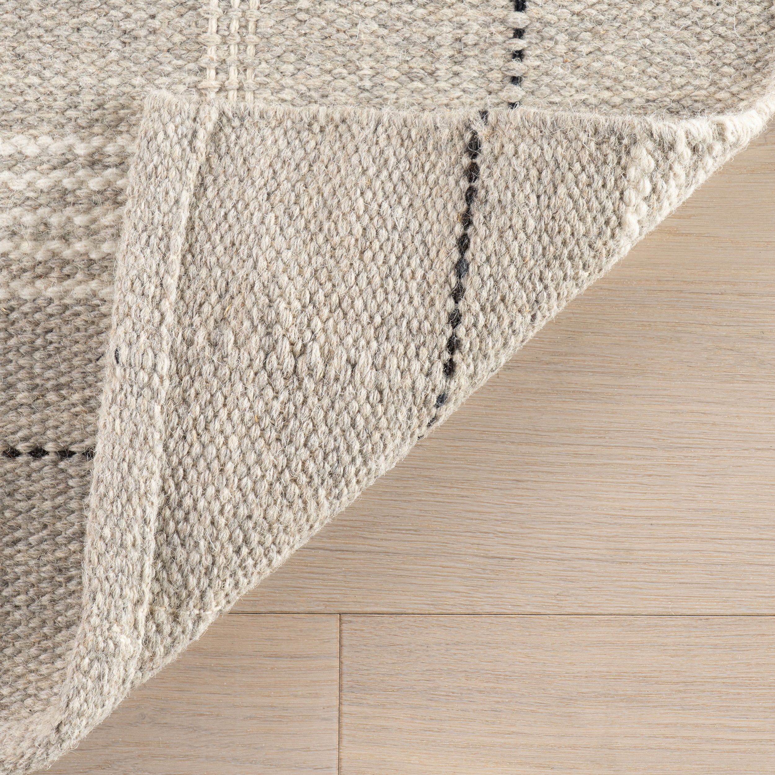 Nate Berkus Downing Plaid Wool Cozy Area Rug RUGS - wool Dash & Albert