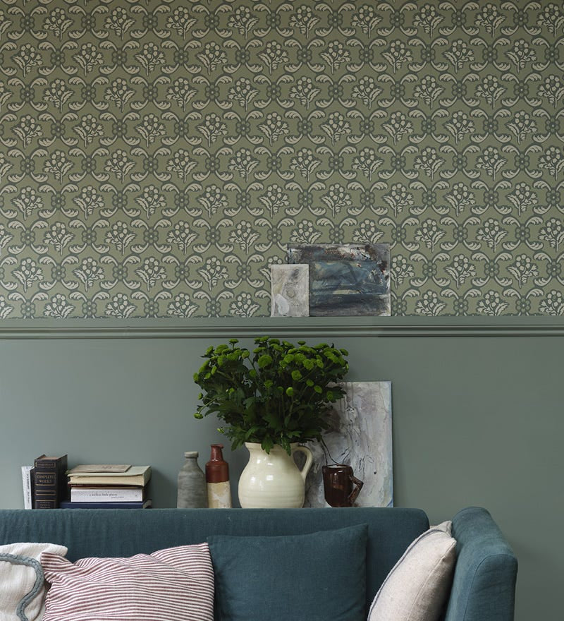 IN STORE Farrow & Ball Baracé Wallpaper WALLPAPER - in store Farrow & Ball