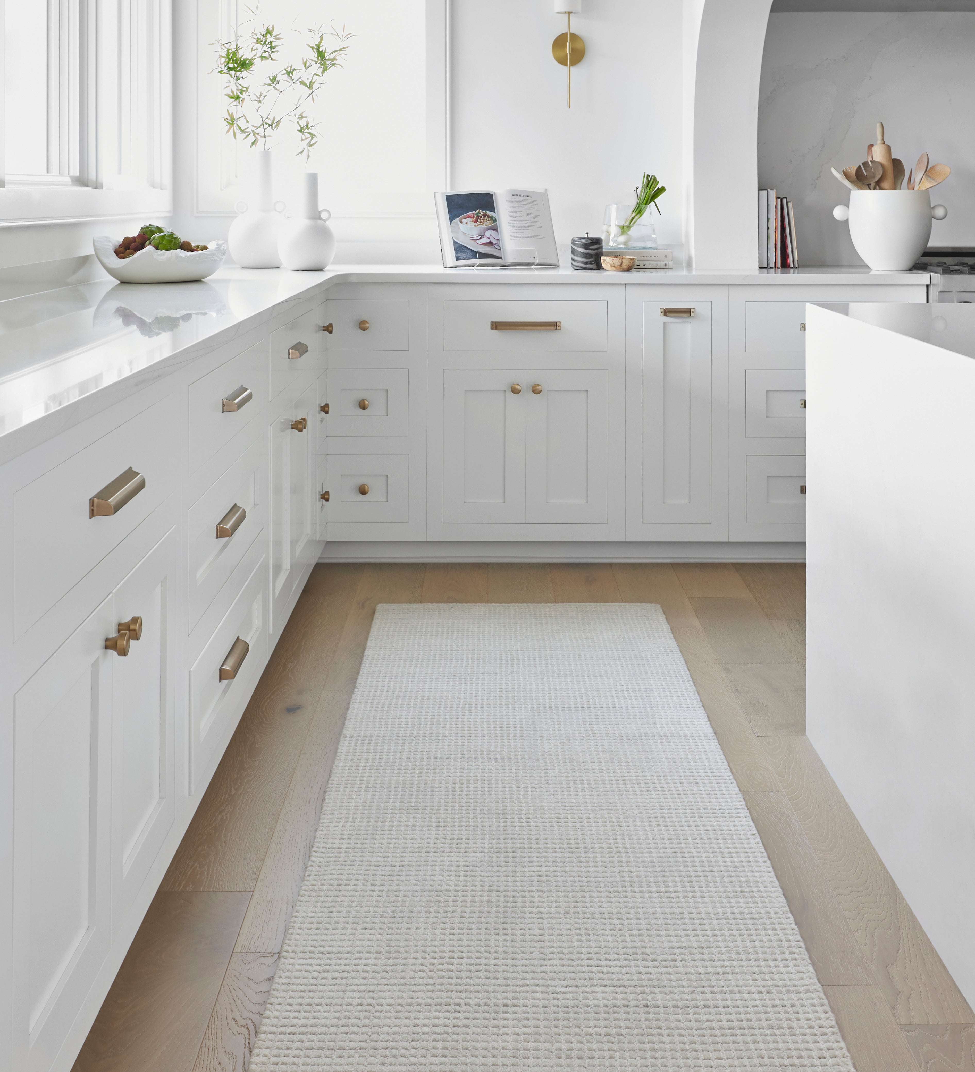 Boston Ivory Handwoven Rug RUGS - wool Surya