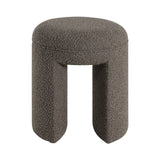 Amarah Stool FURNITURE - ottoman Renwil Taupe Boucle