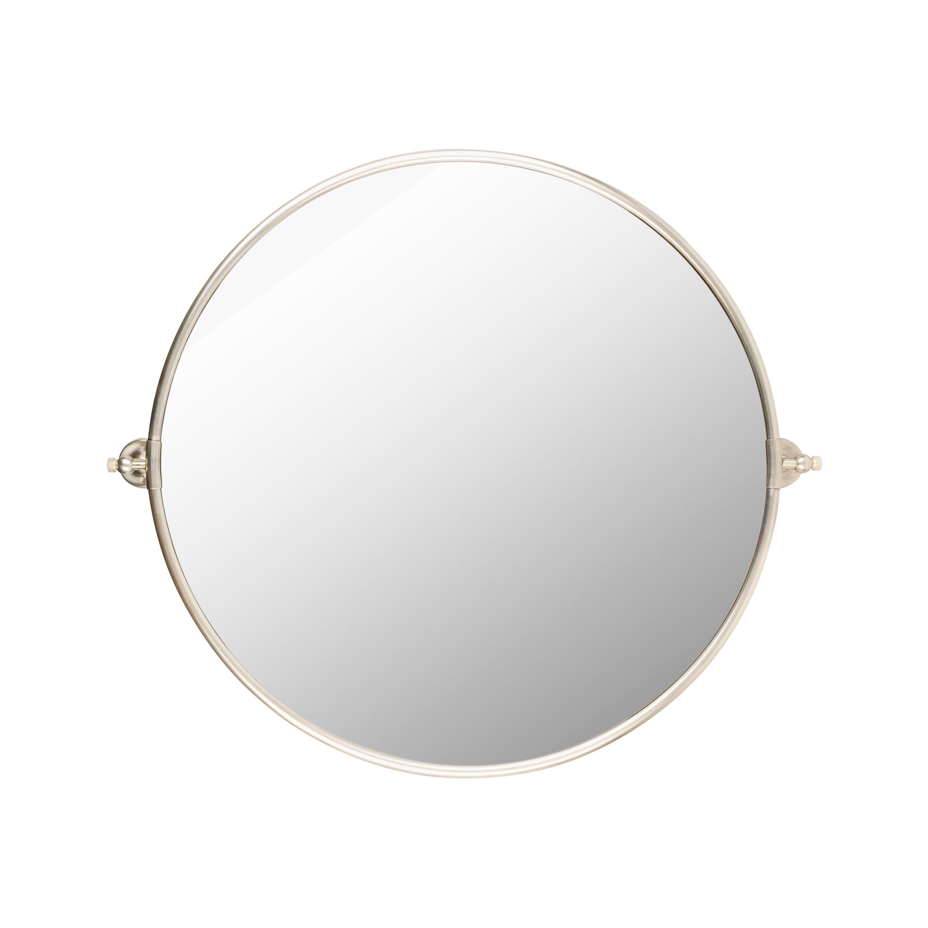 Beryl Accent Mirror MIRROR - Accent Mirror Surya Metallic - Silver 27"