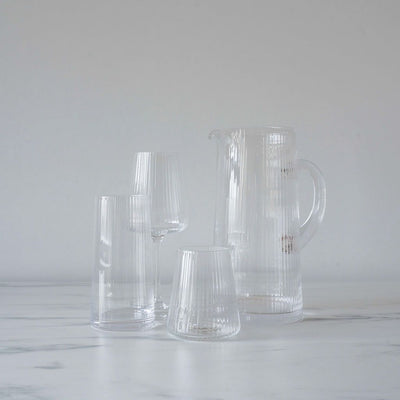 Ribbed Glass Pitcher - Rug & Weave