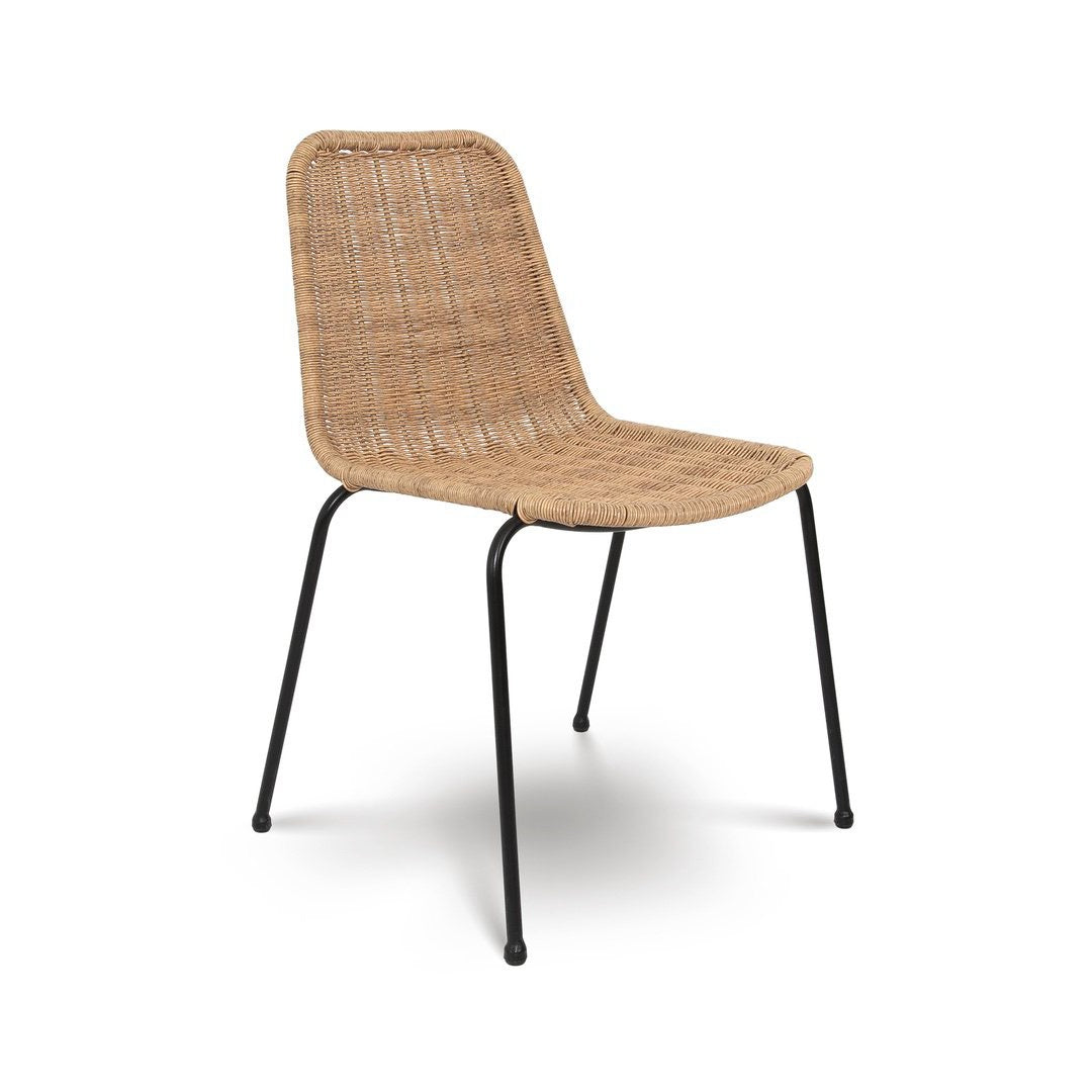 FLOOR MODEL - Celia Woven Indoor/Outdoor Dining Chair - set of 6