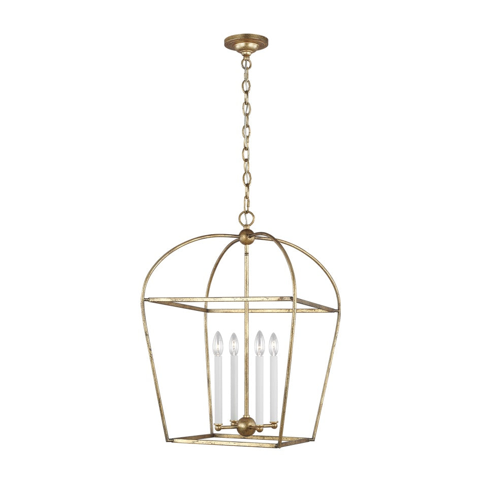 Stonington Medium Lantern LIGHTING - chandelier Visual Comfort - Studio Antique Gild