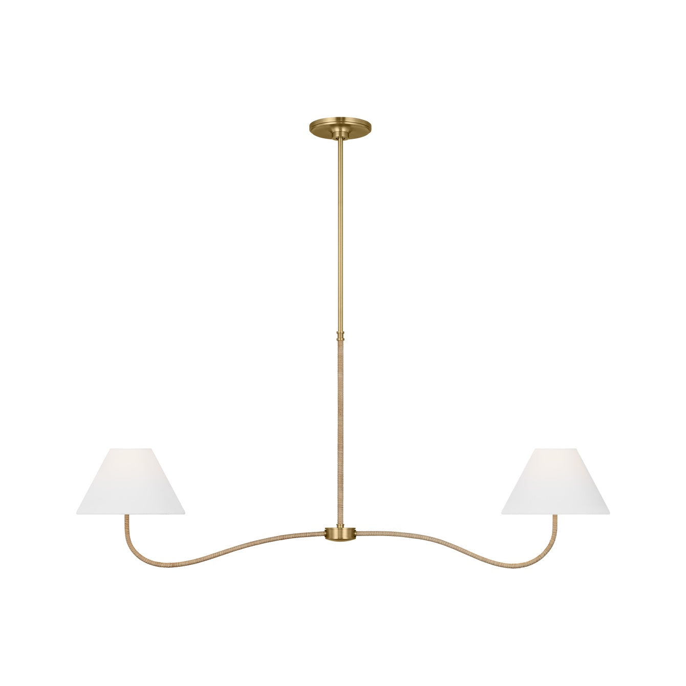 Laguna Large Linear Chandelier LIGHTING - chandelier Visual Comfort - Studio