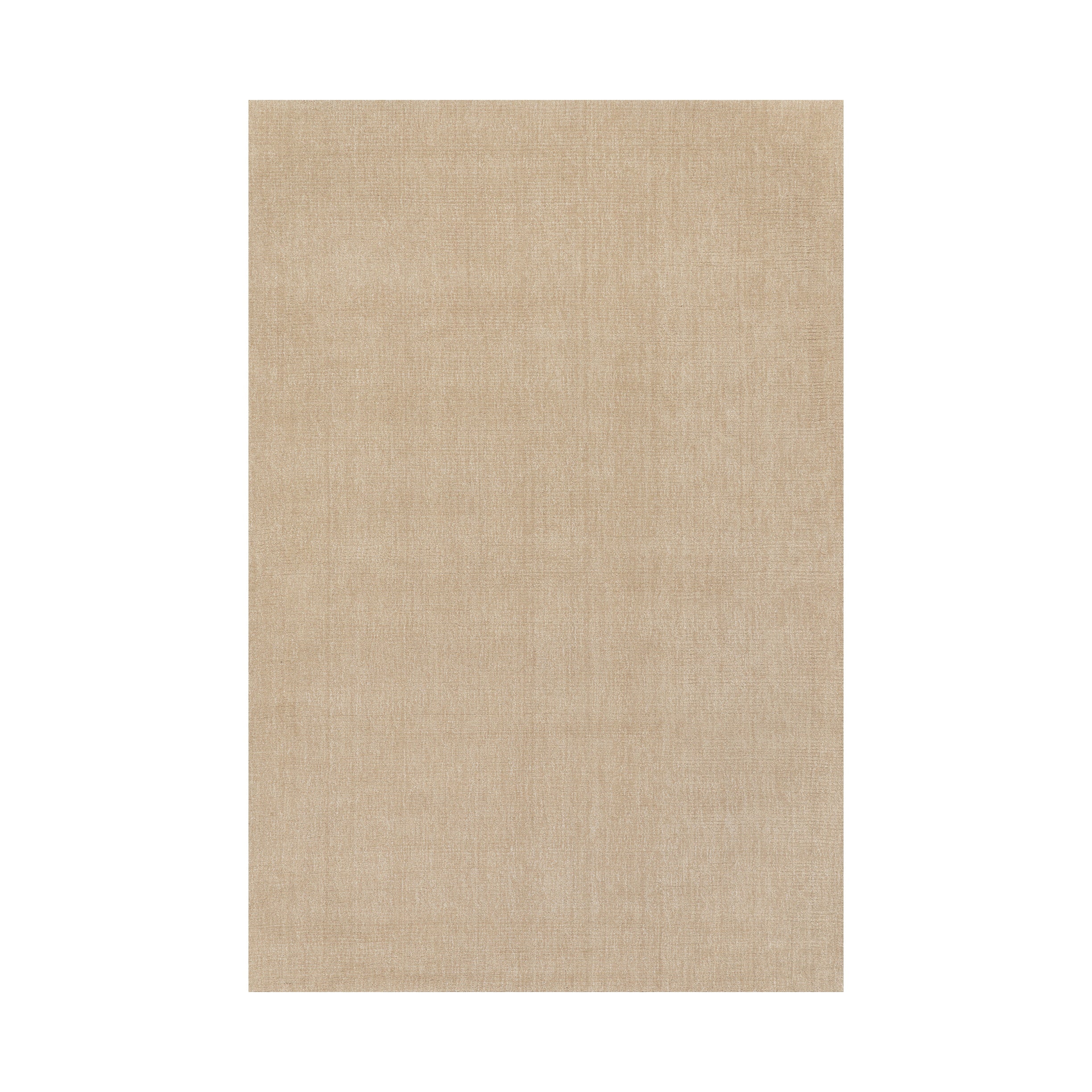 Nate Berkus Crosby Solid Wool Cozy Area Rug RUGS - wool Dash & Albert Beige 3' x 5'
