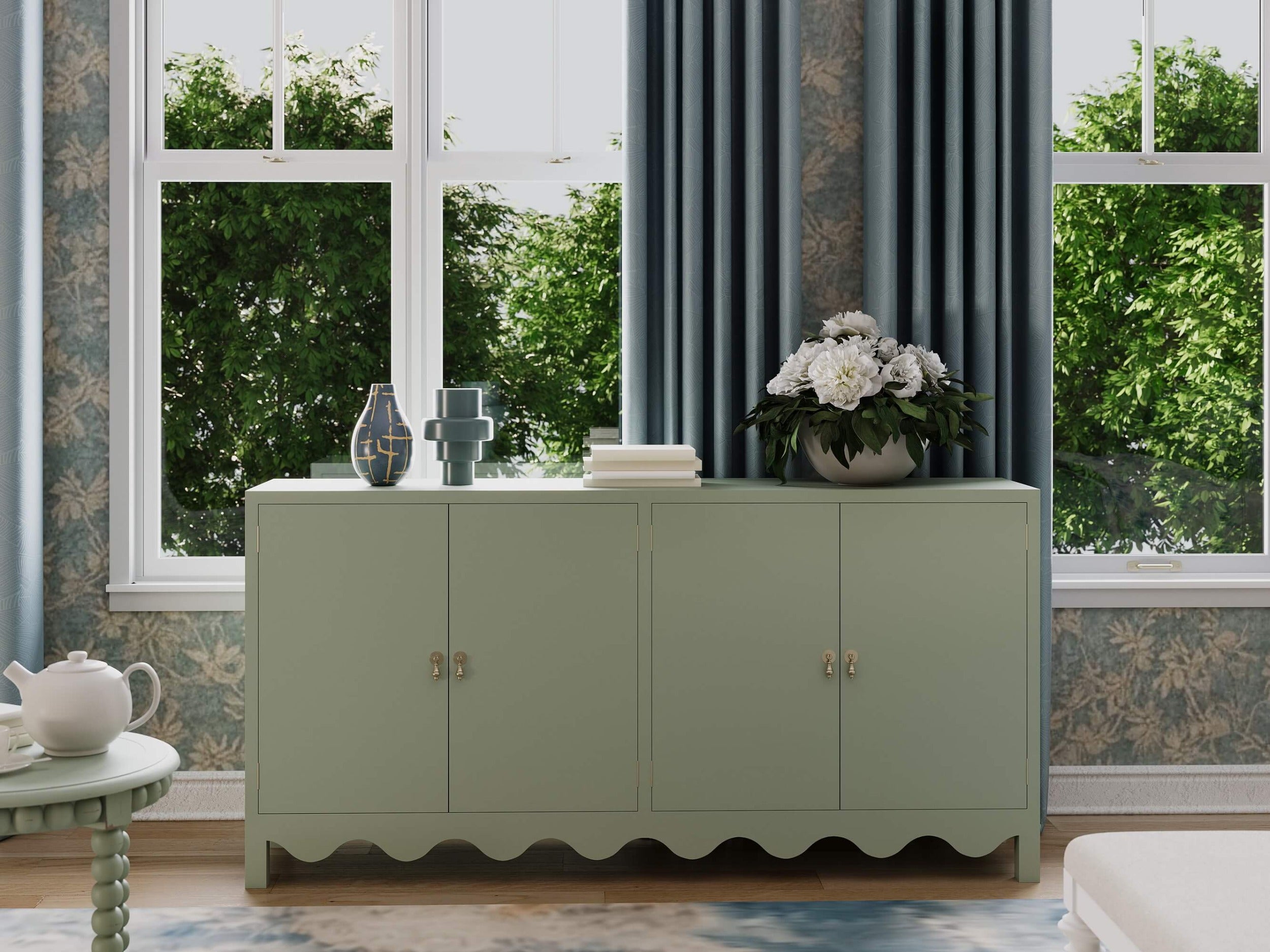 Colleen 4 Door Sideboard FURNITURE - sideboard Bramble