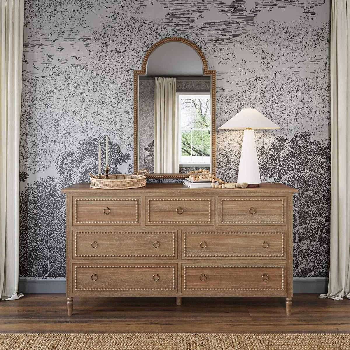 Cholet Curved Mirror MIRROR - wall mirror Bramble