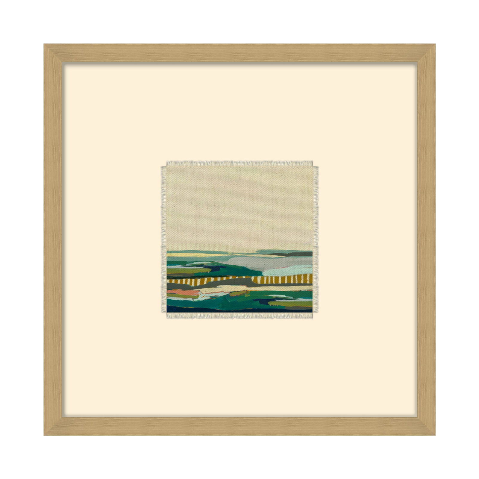"Coastal Marshlands II" Framed Art Print - Rug & Weave