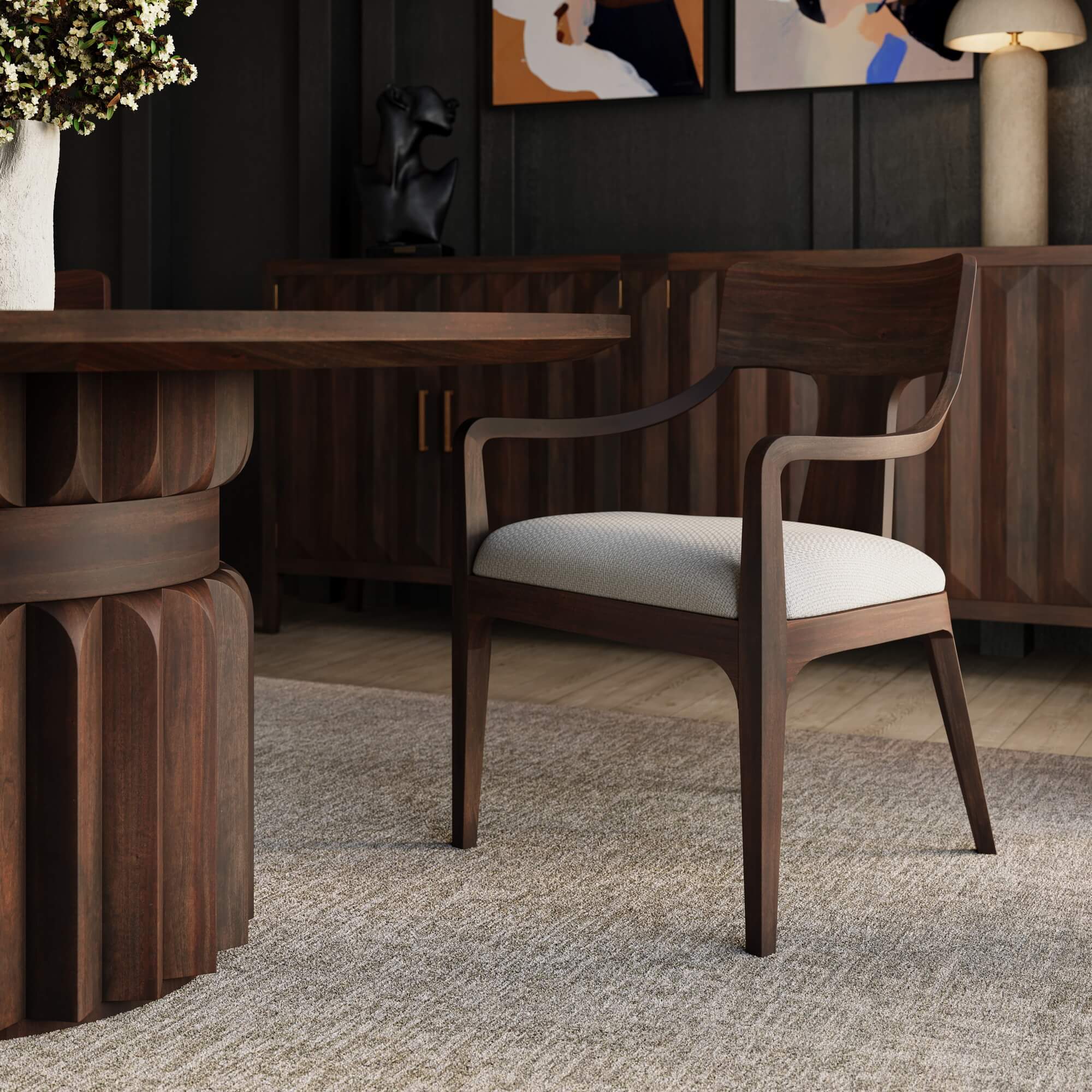 Colorado 60" Round Dining Table FURNITURE - dining table Bramble