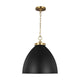 Midnight Black and Burnished Brass