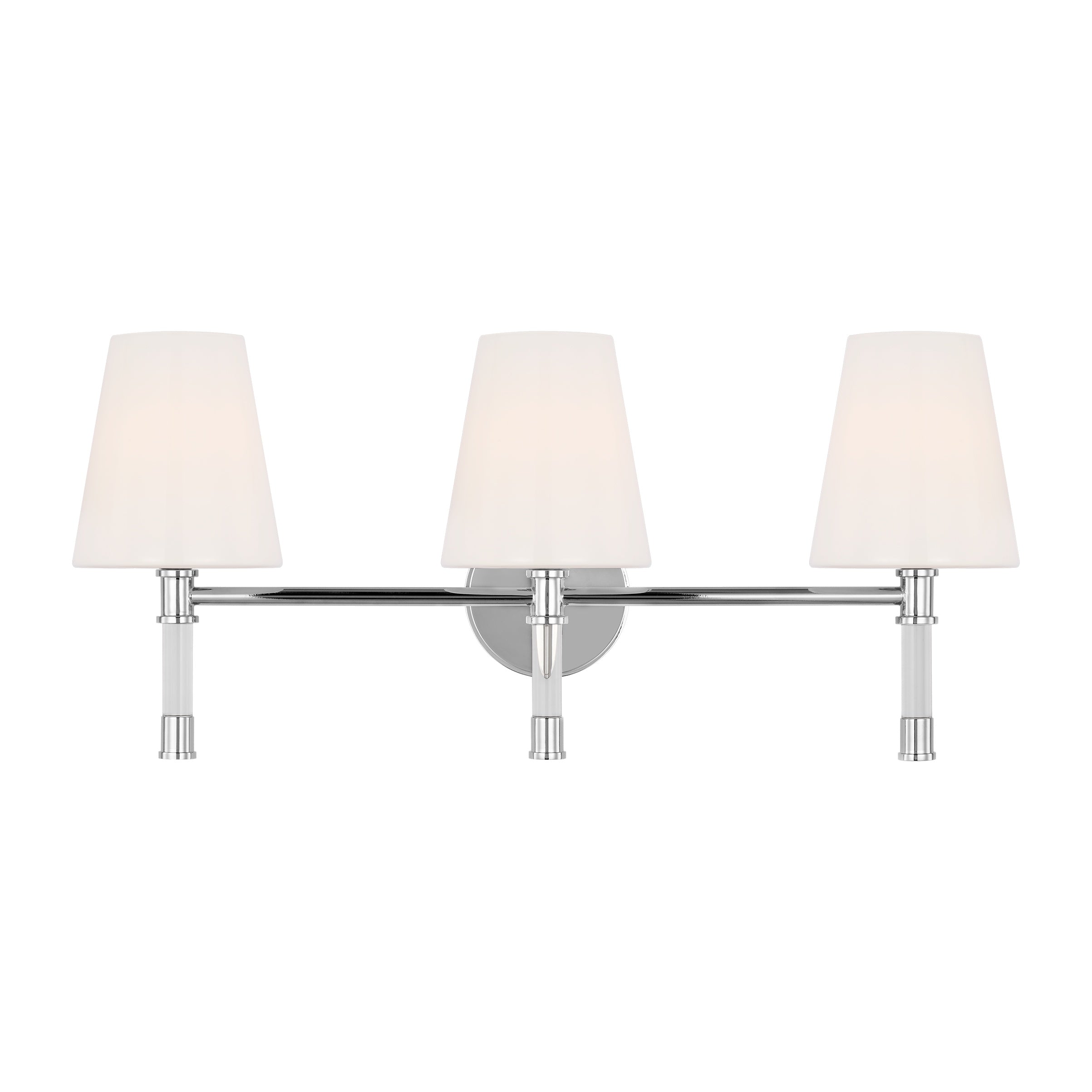 Hanover 3 - Light Vanity LIGHTING - vanity Visual Comfort - Studio Polished Nickel