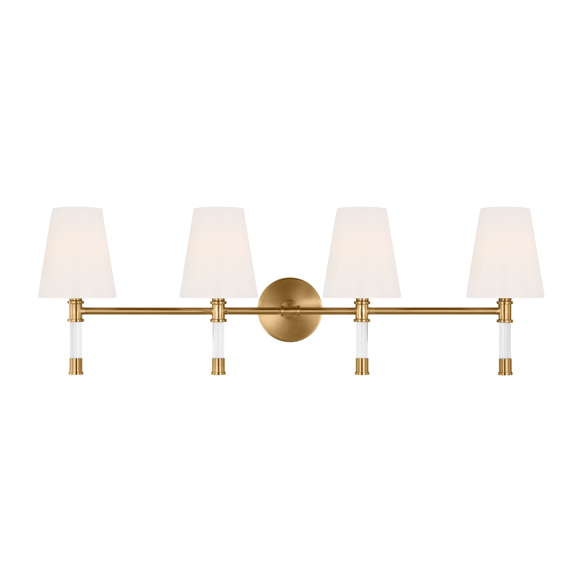 Hanover 4 - Light Vanity LIGHTING - vanity Visual Comfort - Studio Burnished Brass