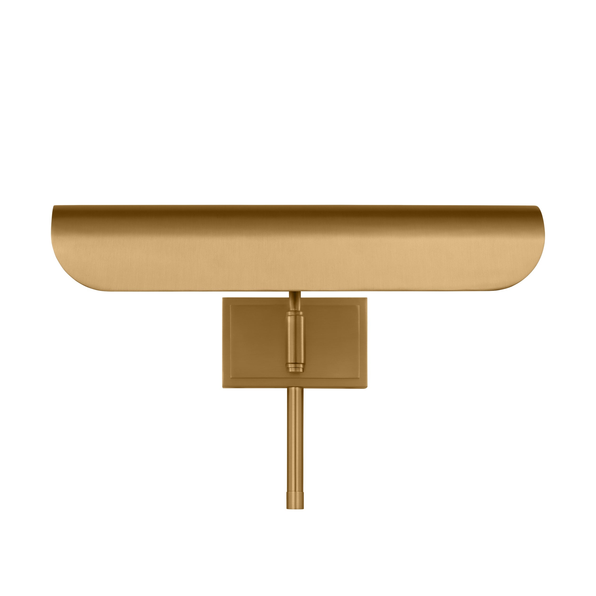 Hull 13" Picture Light, Burnished Brass