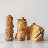 Vintage Tall Wood Cloud Vase - Rug & Weave