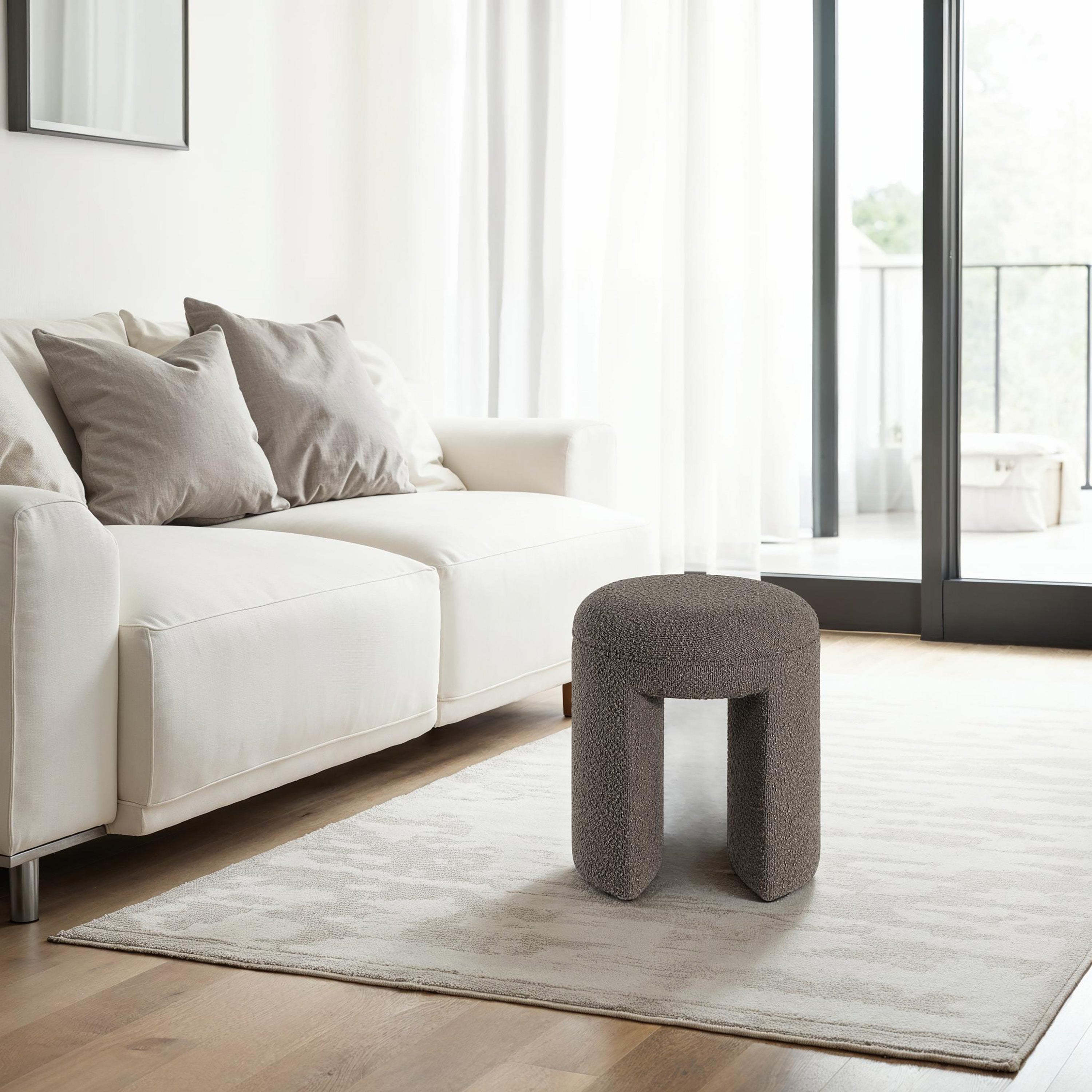 Amarah Stool FURNITURE - ottoman Renwil