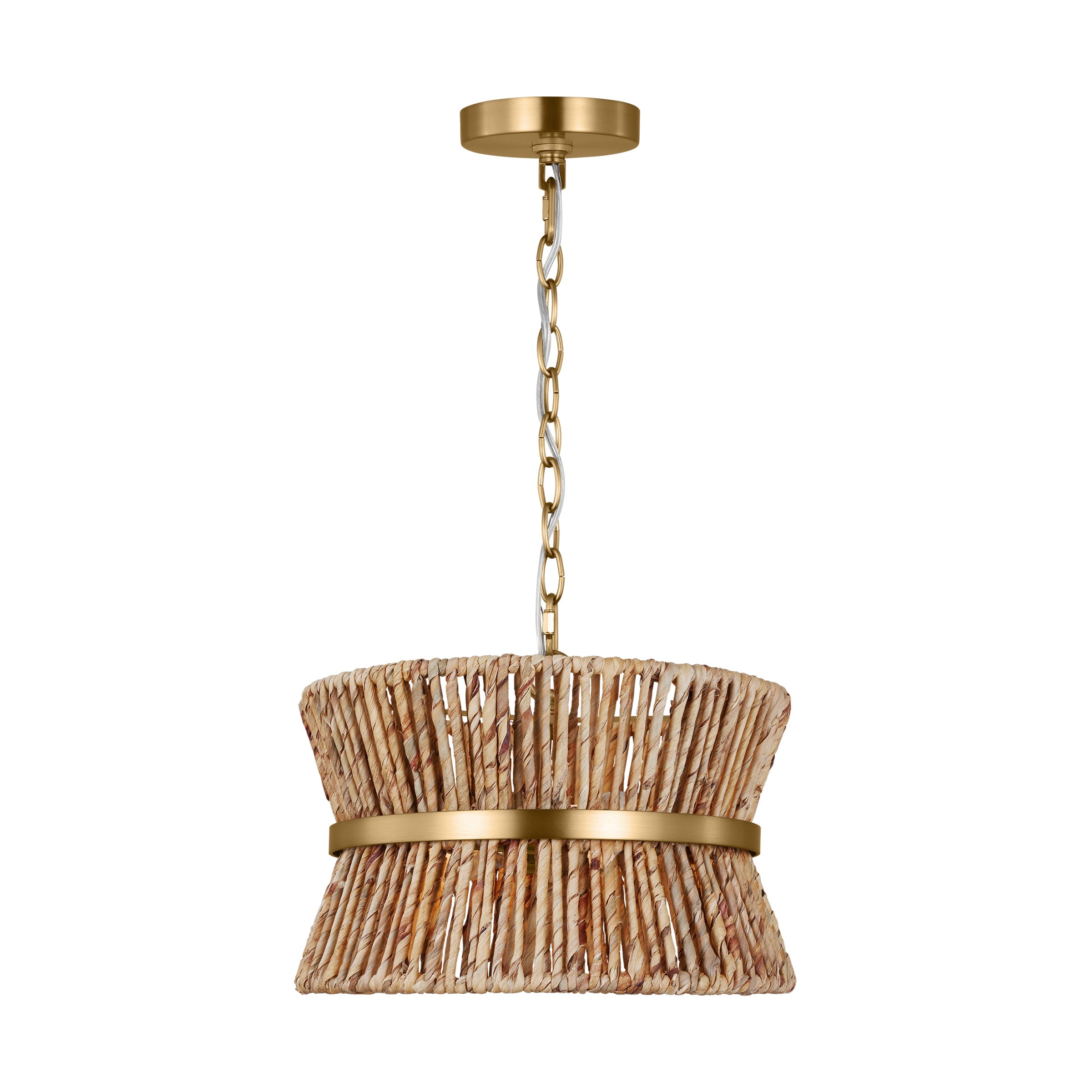 Thurlo Small Hanging Shade LIGHTING - pendant Visual Comfort - Studio Satin Brass