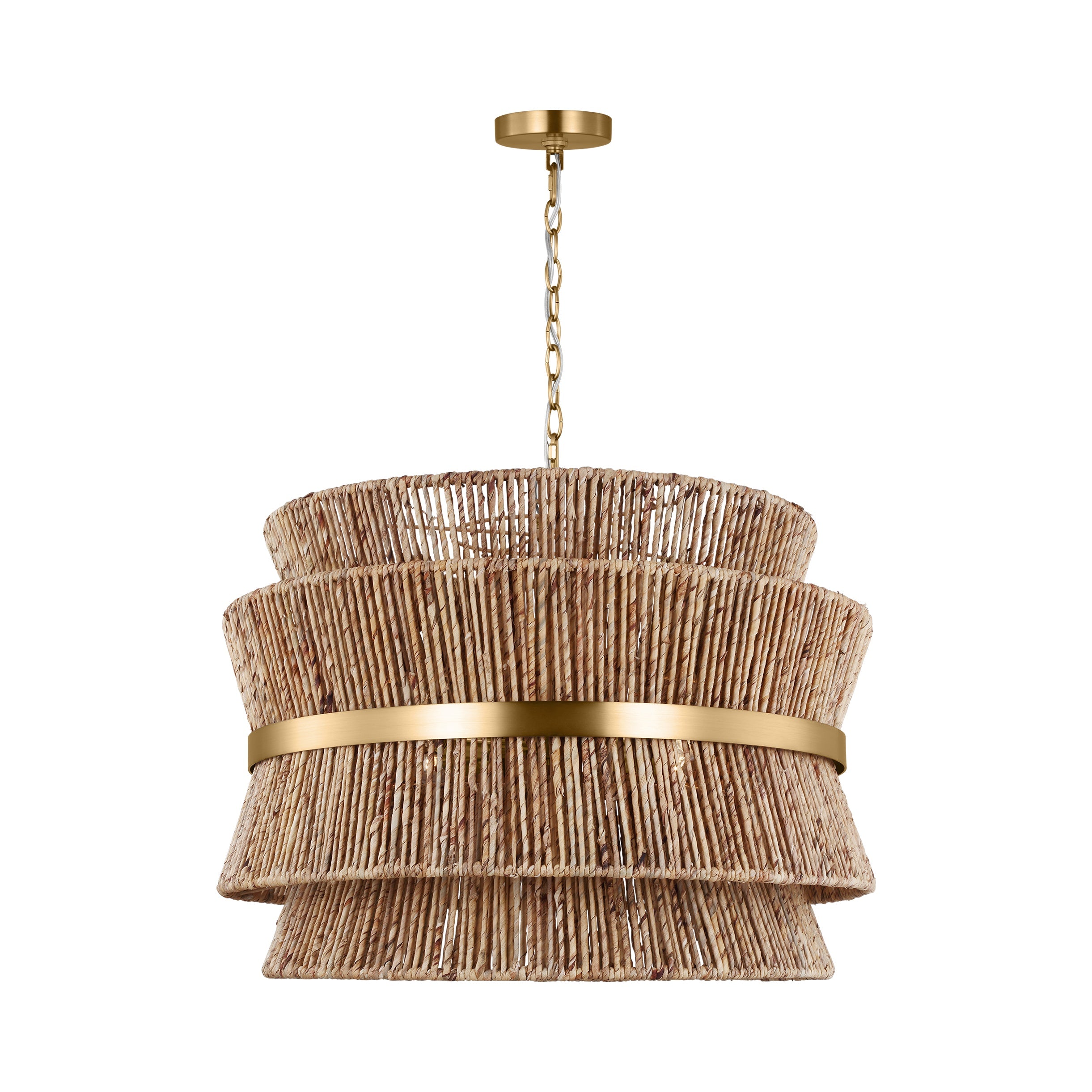 Thurlo Large Hanging Shade, Satin Brass