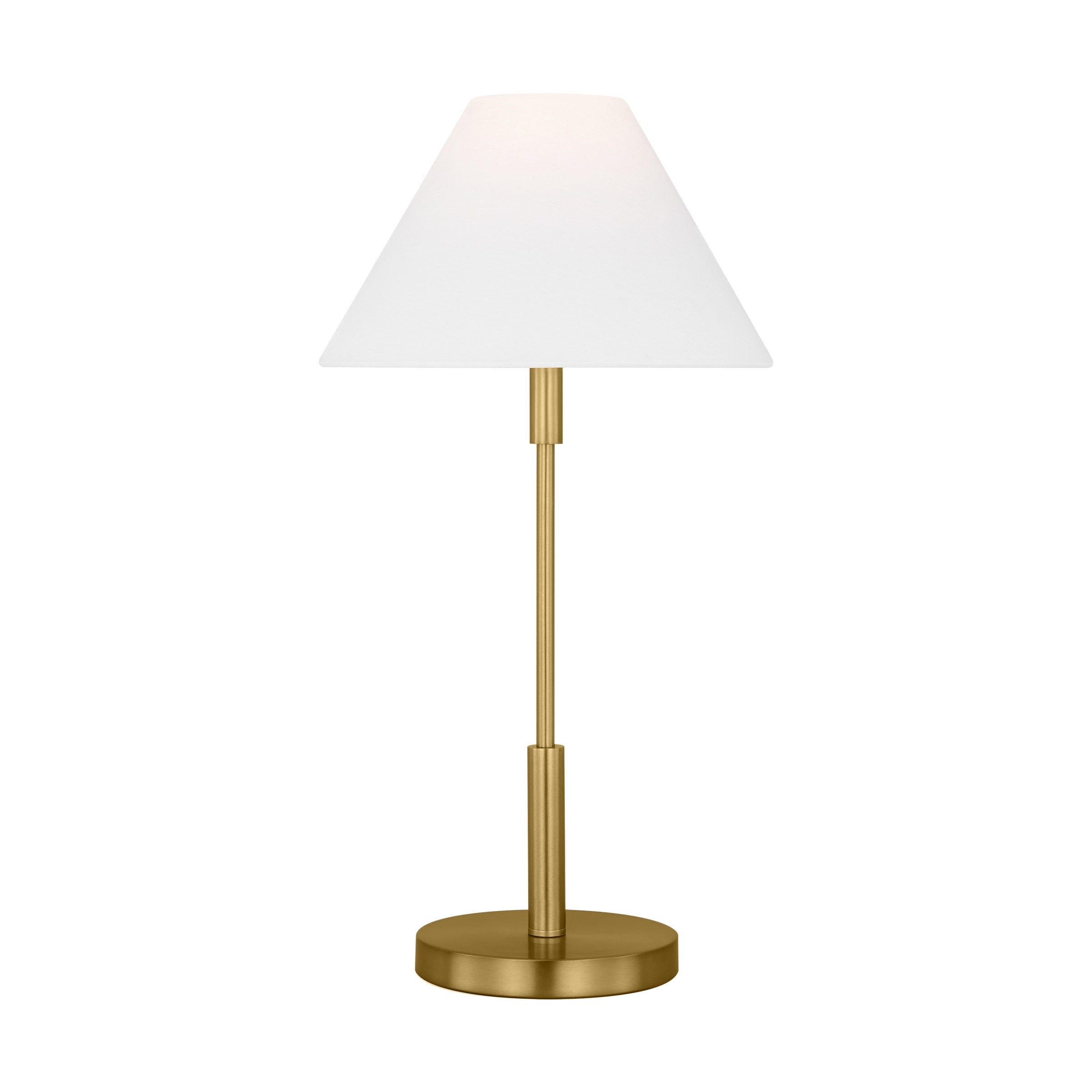 Porteau Medium Table Lamp LIGHTING - table lamp Visual Comfort - Studio Satin Brass
