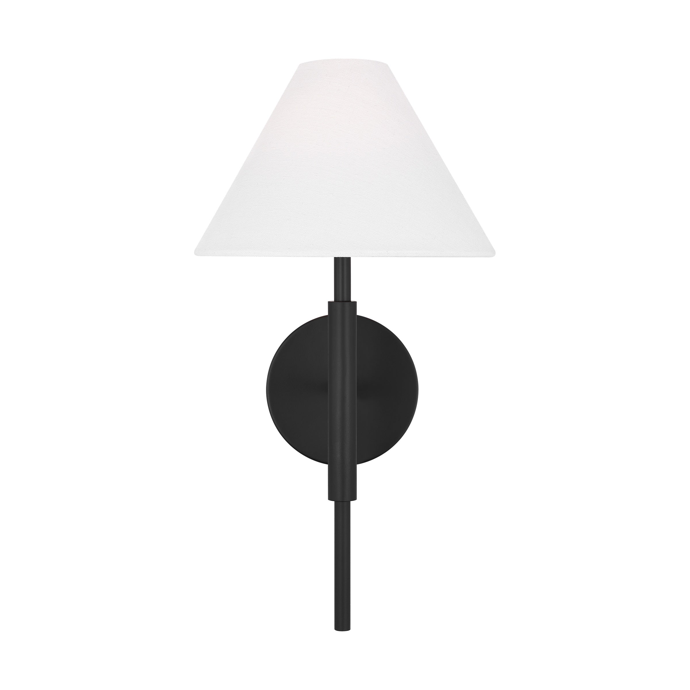 Porteau Medium Sconce LIGHTING - sconce Visual Comfort - Studio Midnight Black