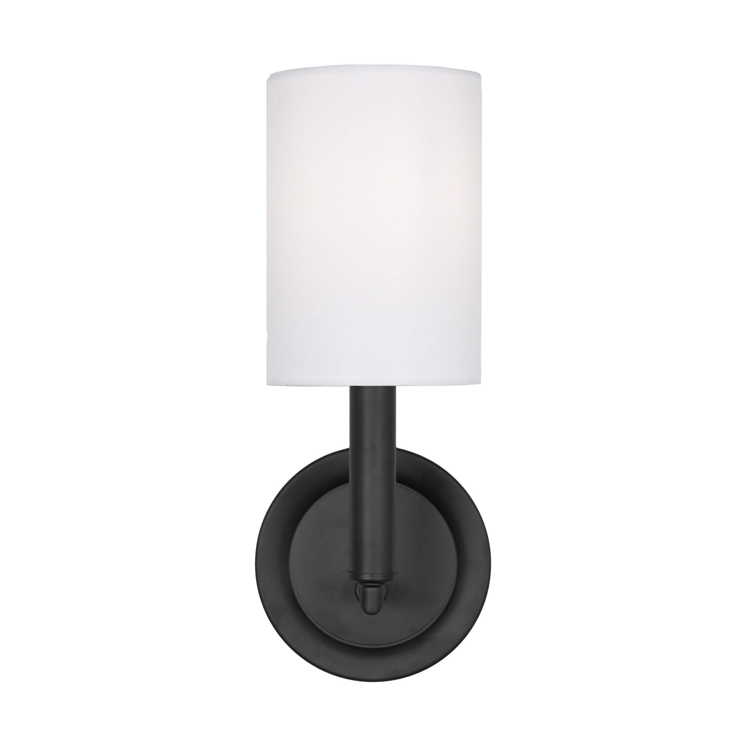 Egmont Medium Sconce LIGHTING - sconce Visual Comfort Midnight Black