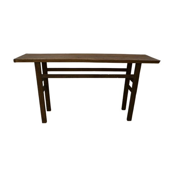 Drew Reclaimed Wood Console Table - Espresso