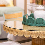 Scalloped Round Bistro Table FURNITURE - dining table Bramble