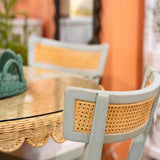 Scalloped Round Bistro Table FURNITURE - dining table Bramble