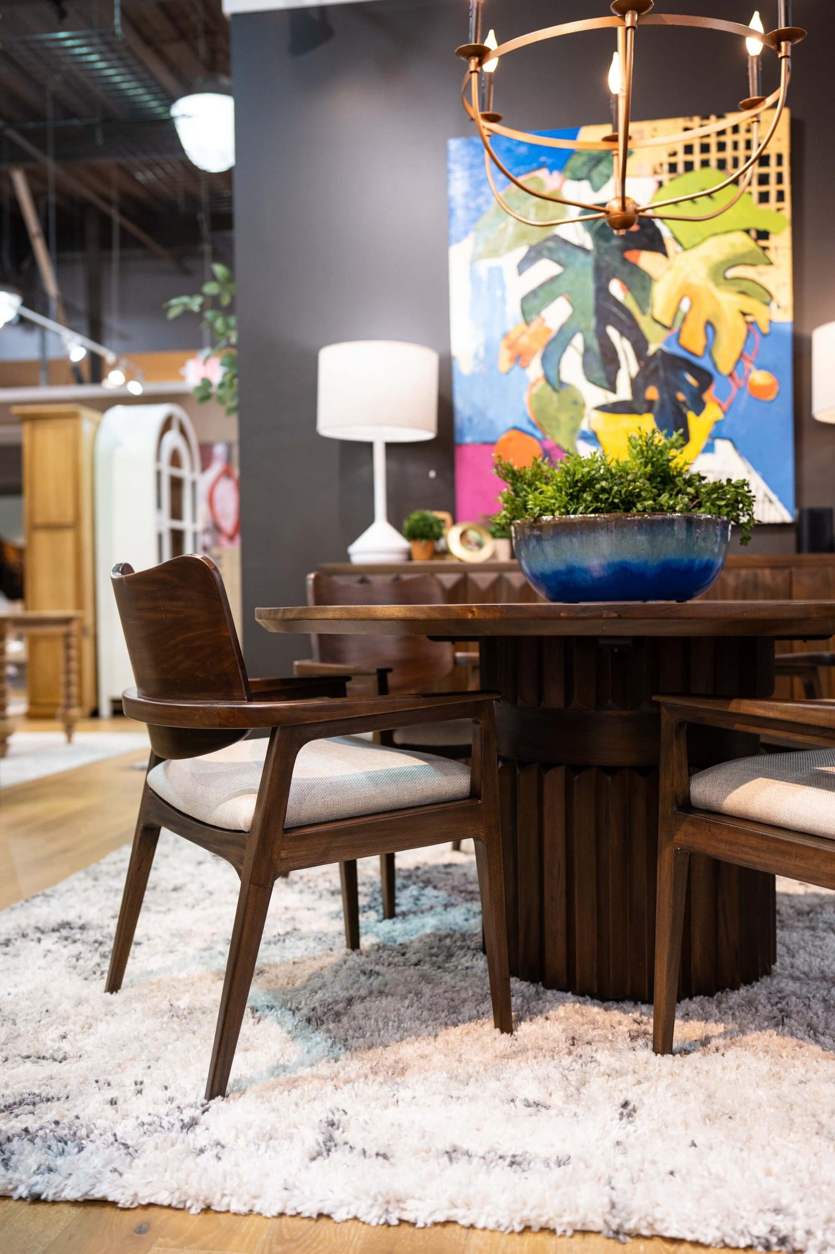 Colorado 60" Round Dining Table FURNITURE - dining table Bramble