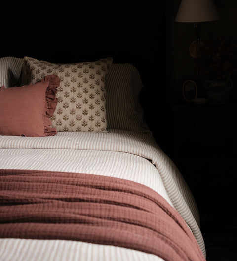 Pre Order: The Pinstripe Cloud Duvet Cover Set by Tuck, King duvet cover set Tuck Bedding