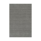Nate Berkus Hollis Solid Wool Cozy Area Rug RUGS - wool Dash & Albert Grey 4' x 5'