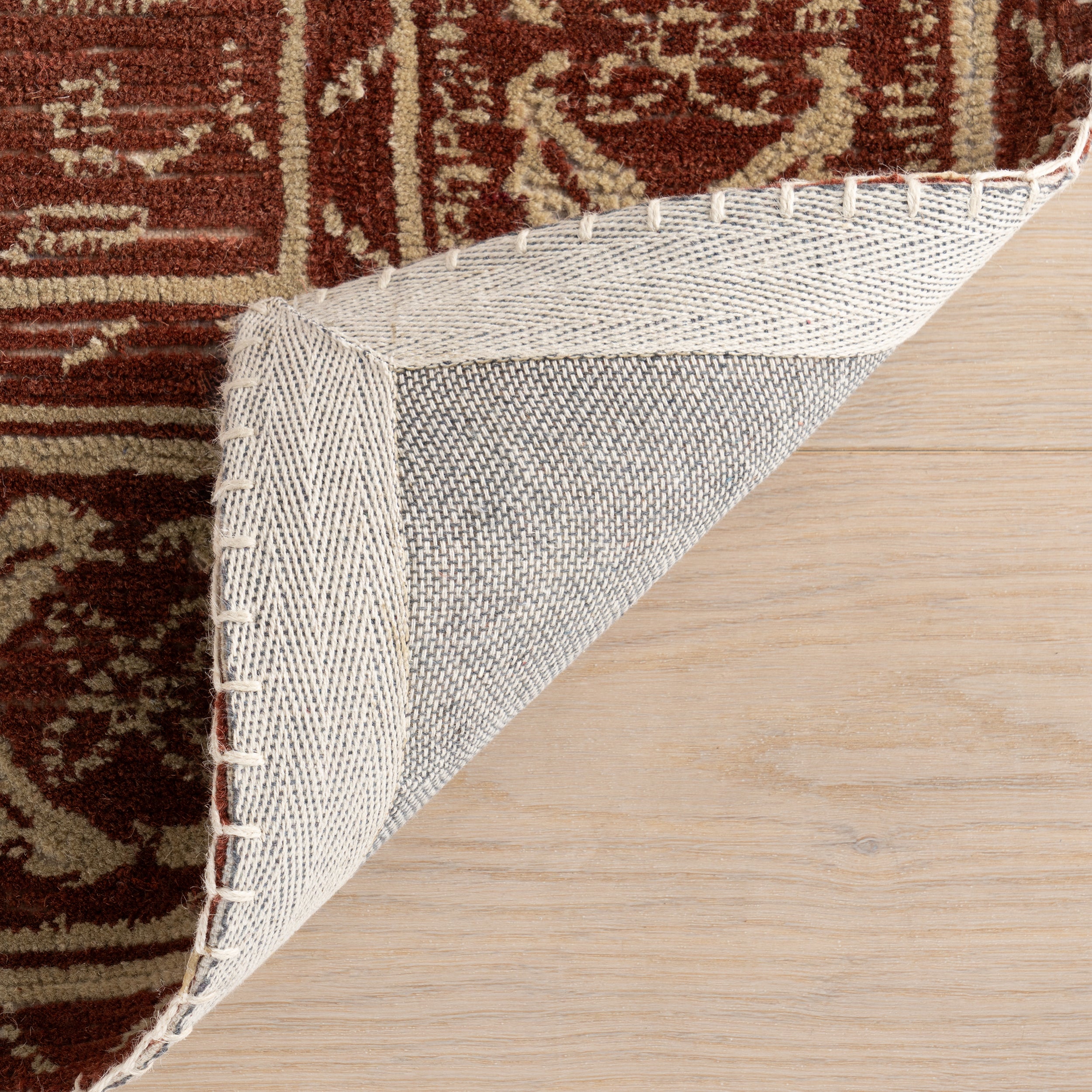 Quenl Vintage Handmade Wool Rug RUGS - wool Dash & Albert