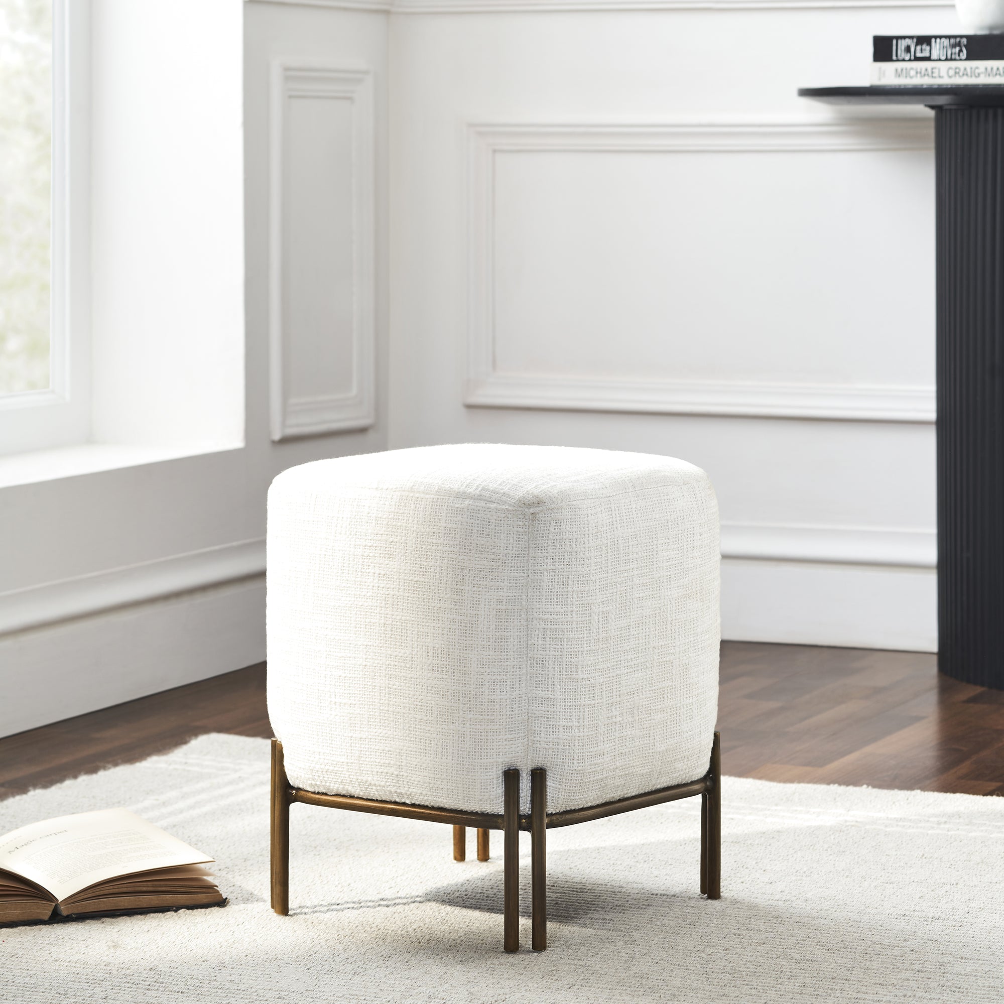 Samura Ottoman FURNITURE - stools Renwil