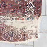 7'2" x 9'3" Antique Qashqai Rug