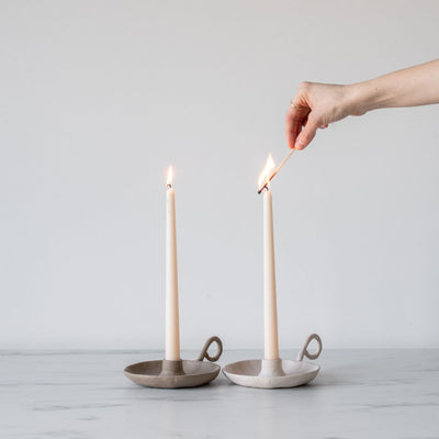 Candle Holder with Loop Handle - Rug & Weave