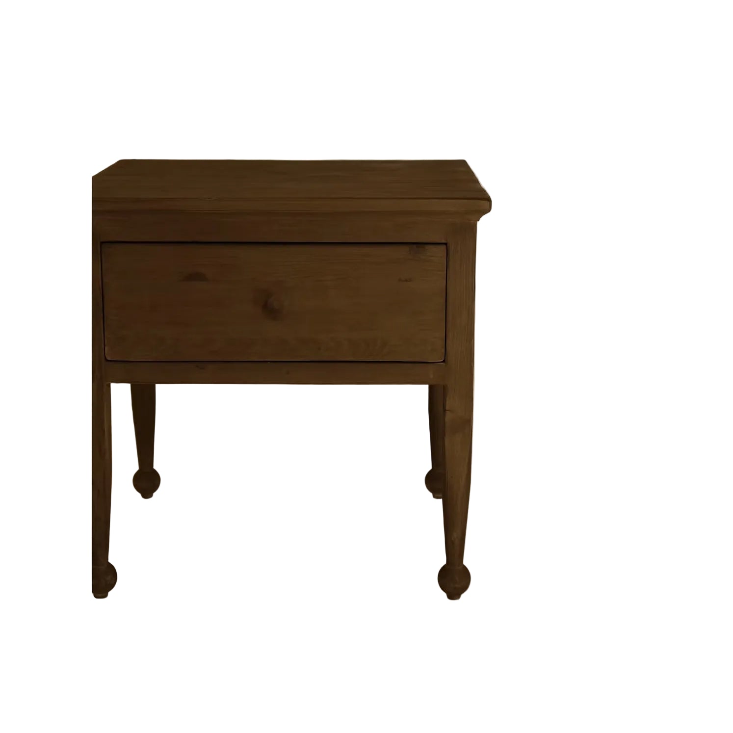 Margot Reclaimed Wood Nightstand FURNITURE - nightstand Hauer Market Aged Brown
