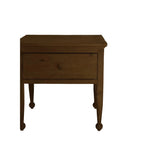 Margot Reclaimed Wood Nightstand FURNITURE - nightstand Hauer Market Aged Brown