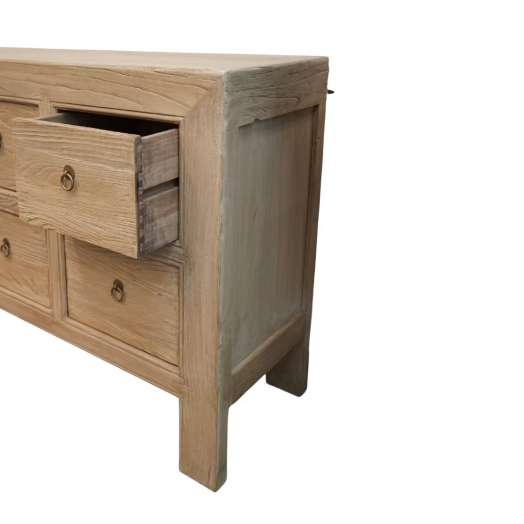 Reid 10 drawer Reclaimed Wood Sideboard 7 - FURNITURE - sideboard/cabinet Hauer Market