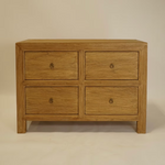 Reid 4 drawer Reclaimed Wood Sideboard 7 - FURNITURE - sideboard/cabinet Hauer Market Natural